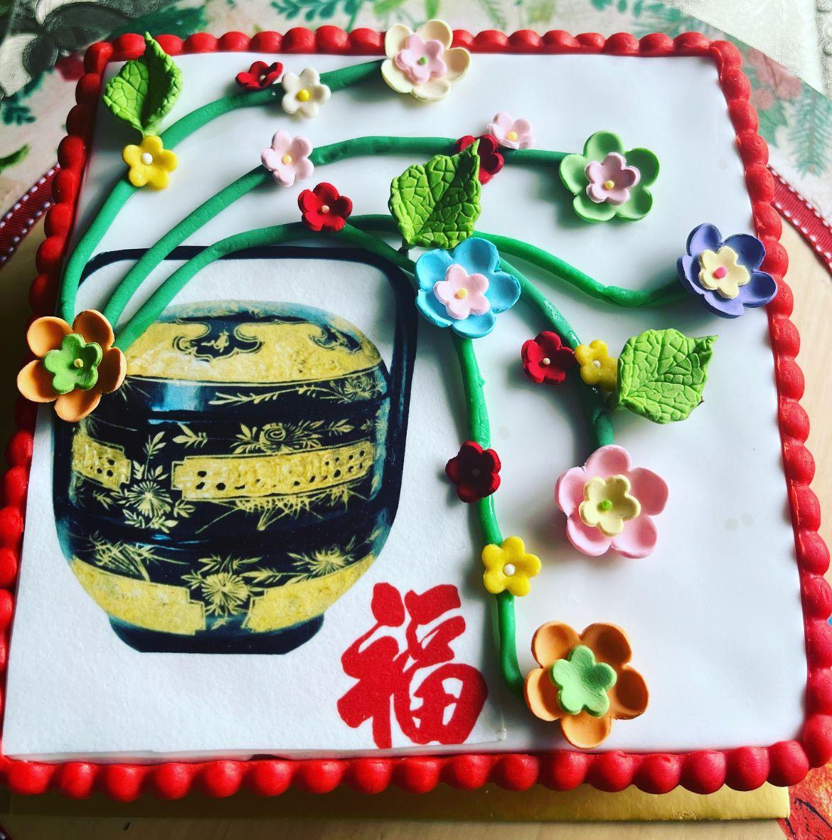 1-TIER FESTIVE DESIGN CAKE - 1KG
