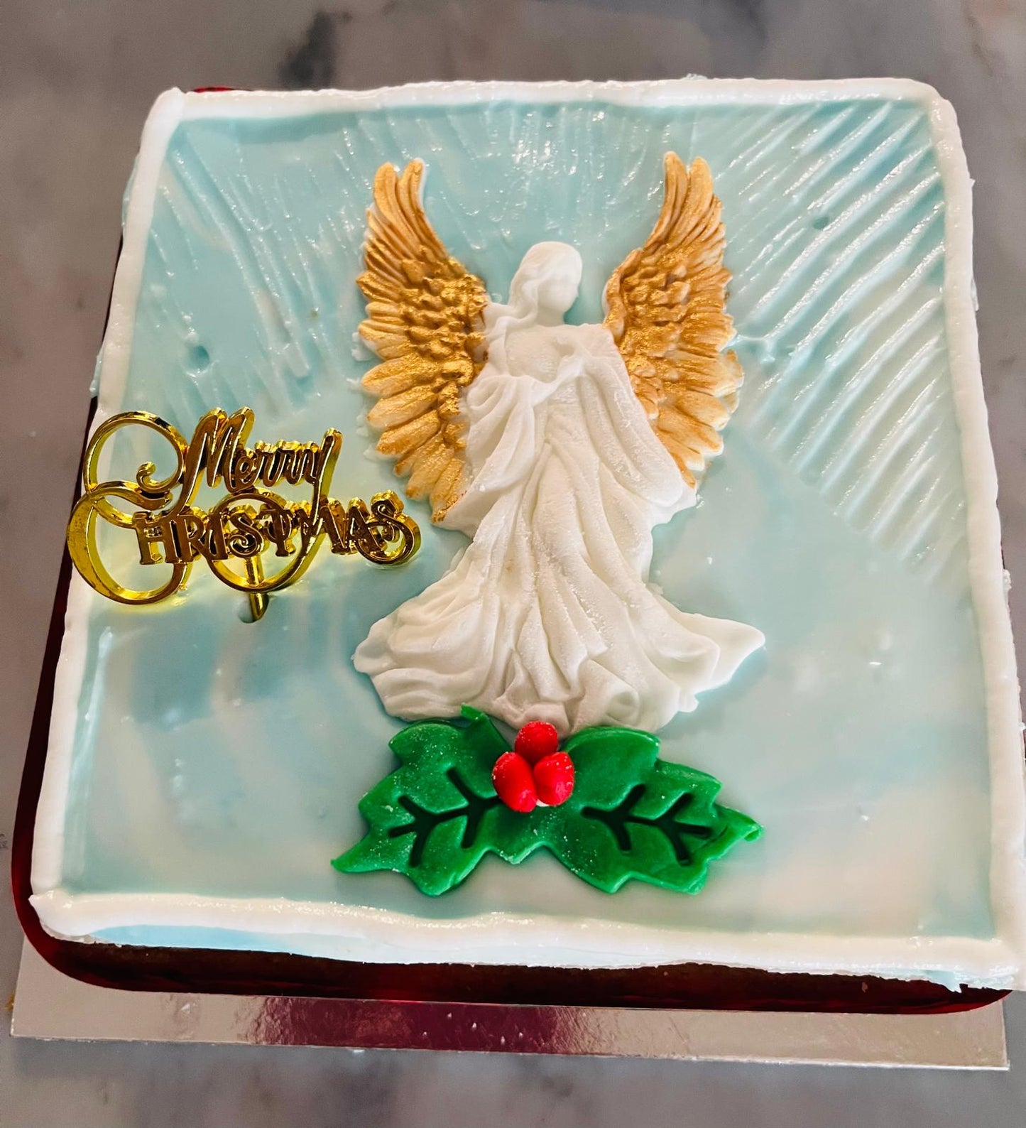 1-TIER FESTIVE DESIGN CAKE - 1KG