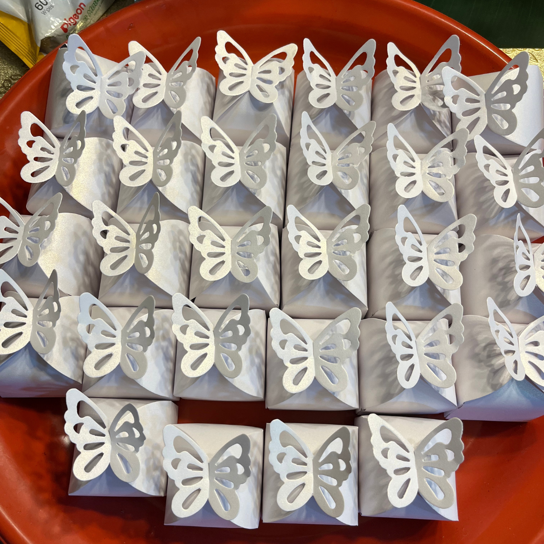 WEDDING FAVOURS | Butterfly Box Design ($4.20/pc, Min 20 pcs)